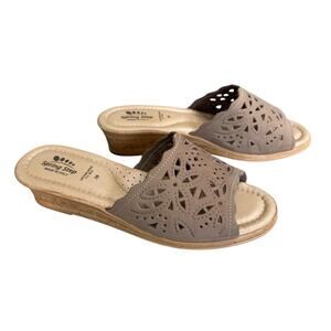 SPRING STEP Estella Women’s Beige Slide Sandals